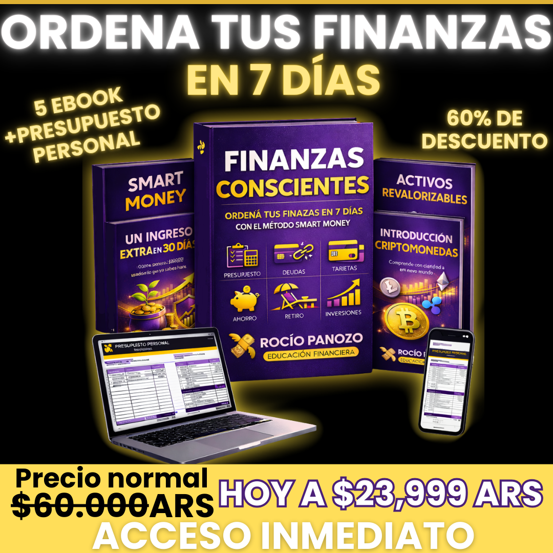 Ordena tus finanzas + 4 Bonos: Tranquilidad y progreso financiero
